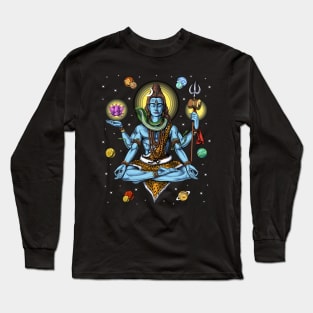 Lord Shiva Meditation Long Sleeve T-Shirt